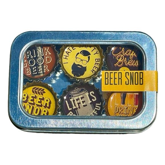KATE’S Magnets: Beer Snob Bottle Cap Magnets - Picture 4 of 5